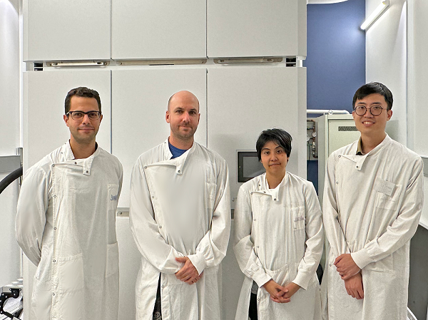 Researchers pose for a photo