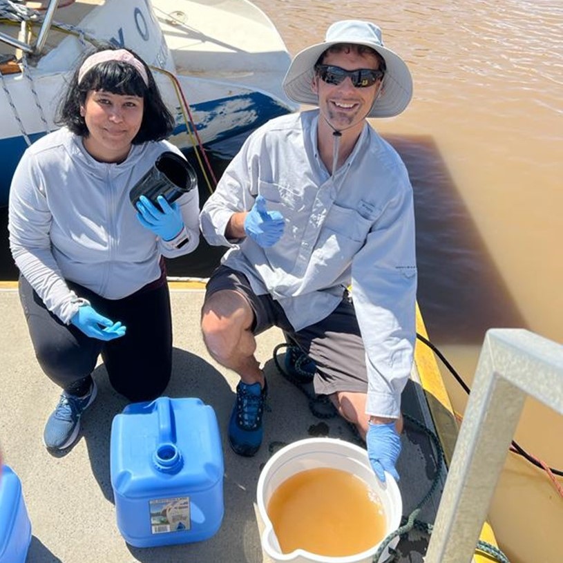 Apoorva and Chris testing water