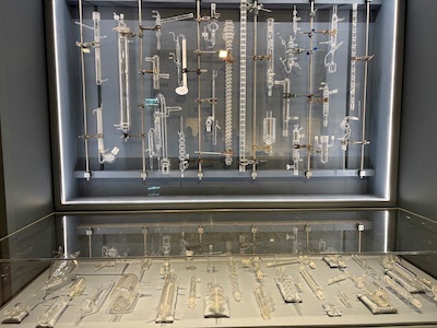 Glassblowing exhibit