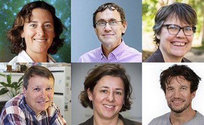 Images of six ARC Laureate Fellows