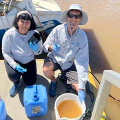 Chris and Apoorva testing water