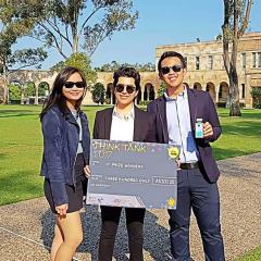 Master of Biotechnology students in running for global prize with their recycling idea.